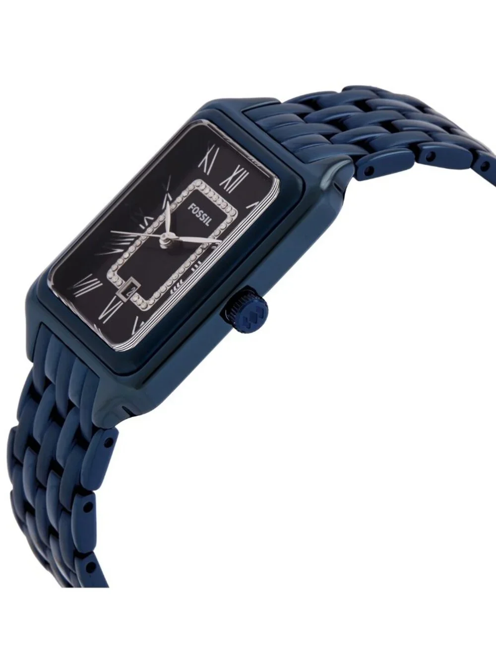 NWT Fossil Raquel Quartz Blue Dial Ladies Watch